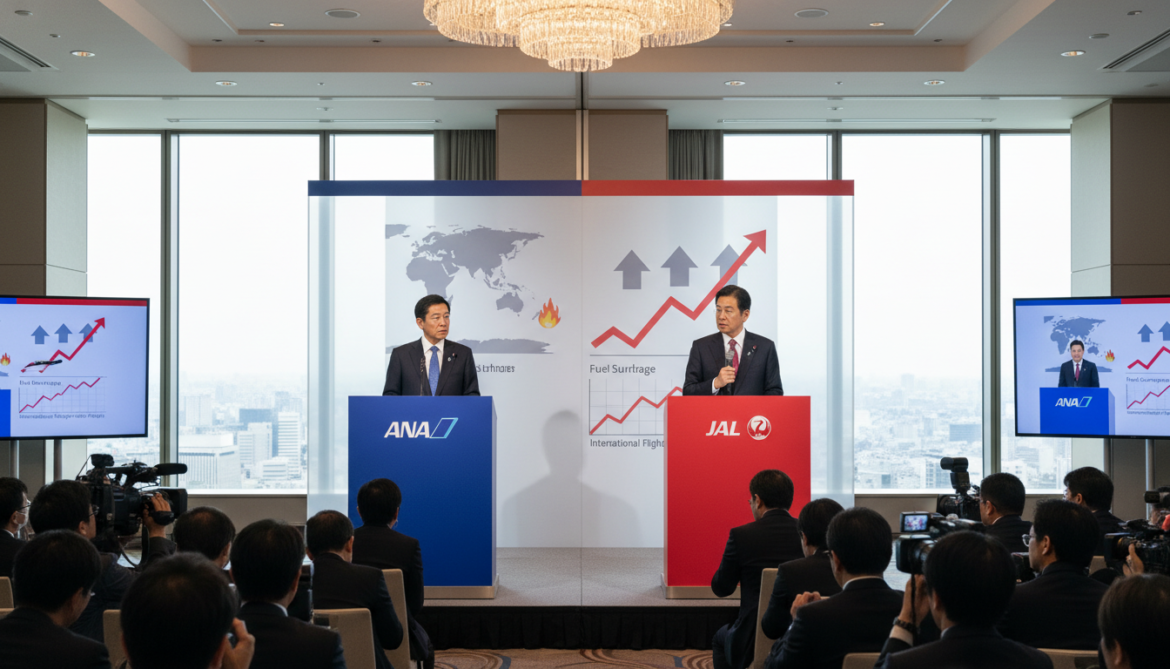 ANA and JAL announce international fuel surcharge increases amid Iran tensions