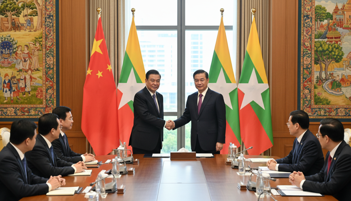 China's Wang Yi visits Myanmar's Naypyitaw to bolster political and security ties