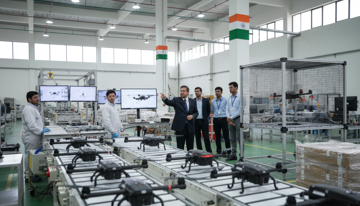 India Accelerates Defense Indigenization as BEL and Startups Scale Drone Swarm Production