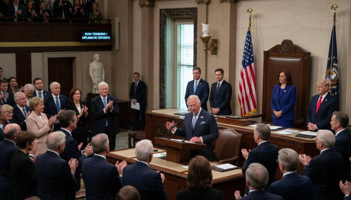 King Charles addresses US Congress after meeting Trump amid Iran tensions