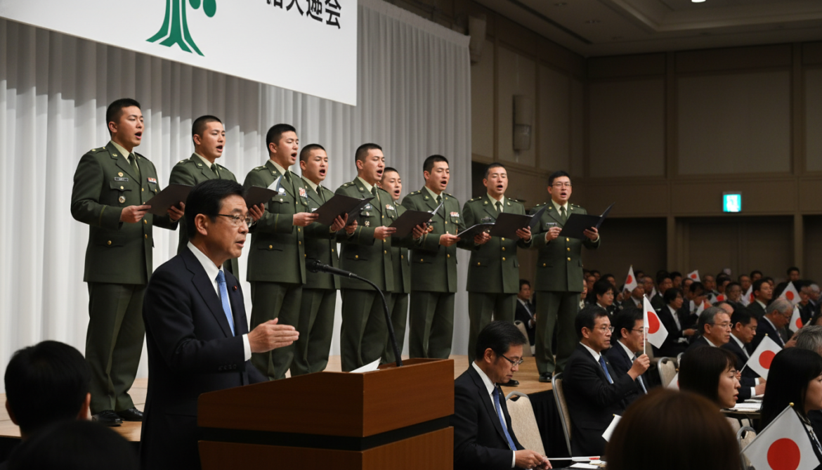 Self-Defense Force singing at LDP event lawful, Kihara calls for reflection