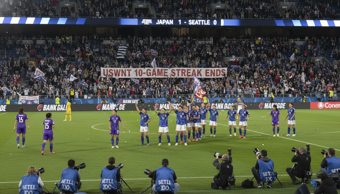 Japan snaps USWNT 10-match winning streak with 1-0 Seattle victory