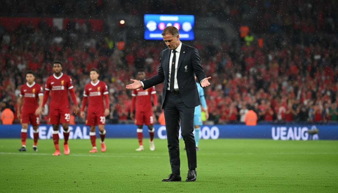 Liverpool manager Arne Slot laments missed chances after Champions League exit