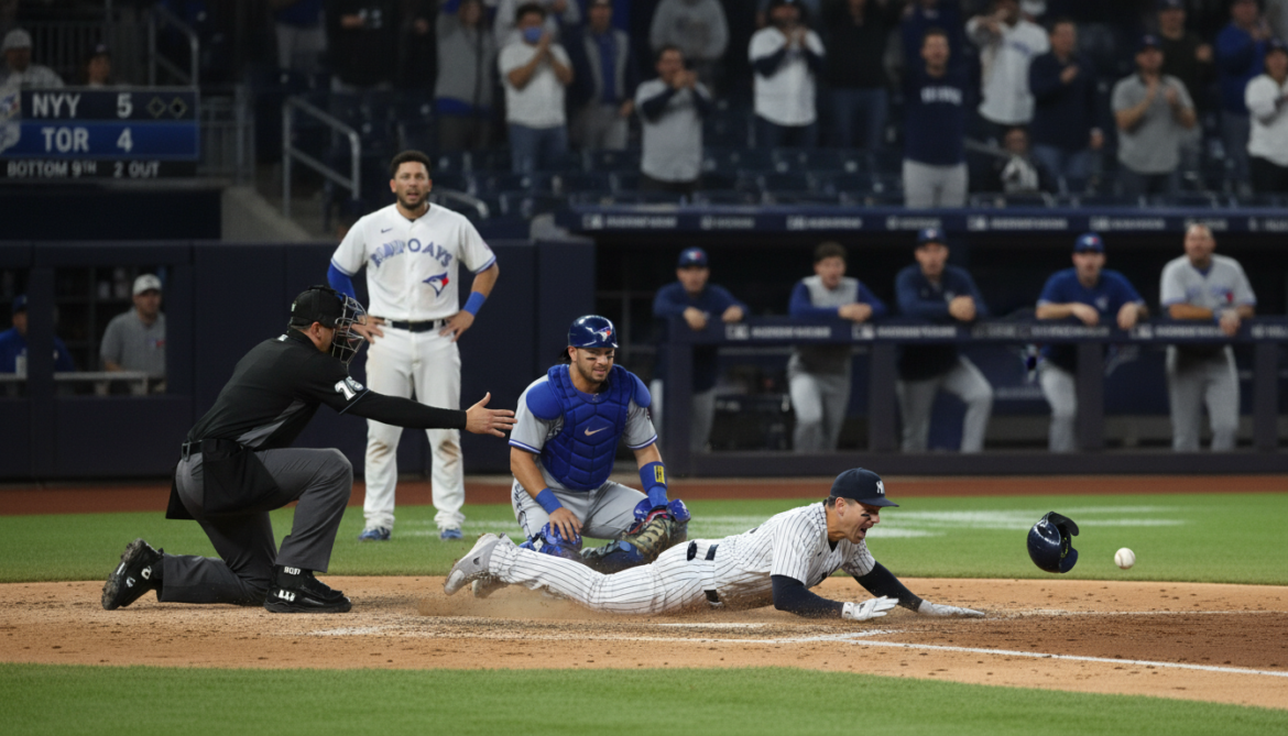 Yankees snap five-game skid as Caballero scores on Romano wild pitch