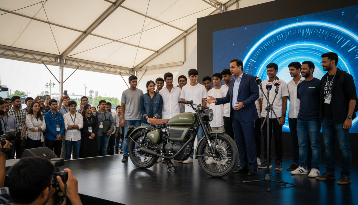 Royal Enfield launches first electric Flying Flea motorbike to attract new riders