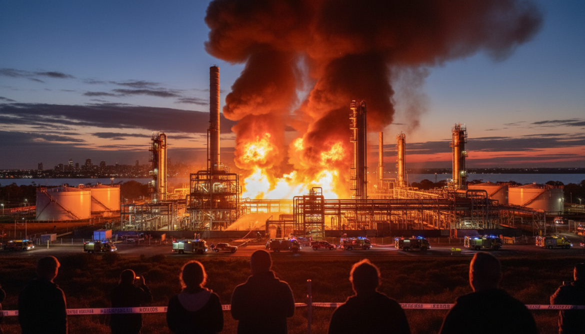 Geelong refinery fire disrupts southeastern gasoline supply as Albanese seeks Asian imports