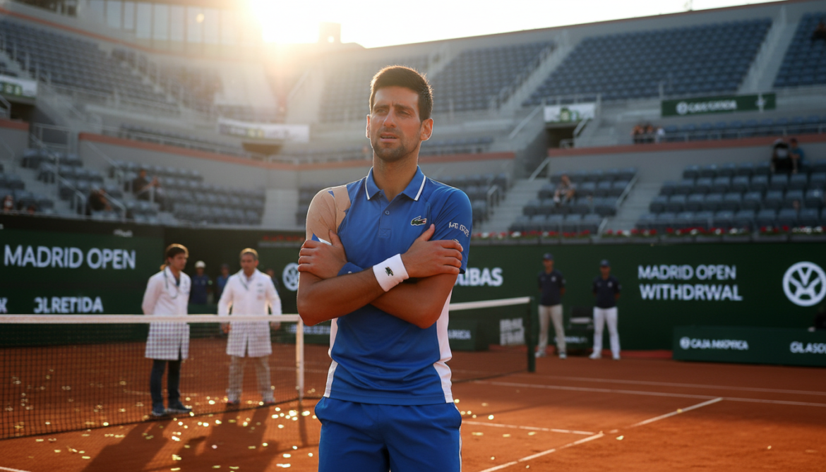 Novak Djokovic Withdraws from Madrid Open Citing Persistent Shoulder Injury