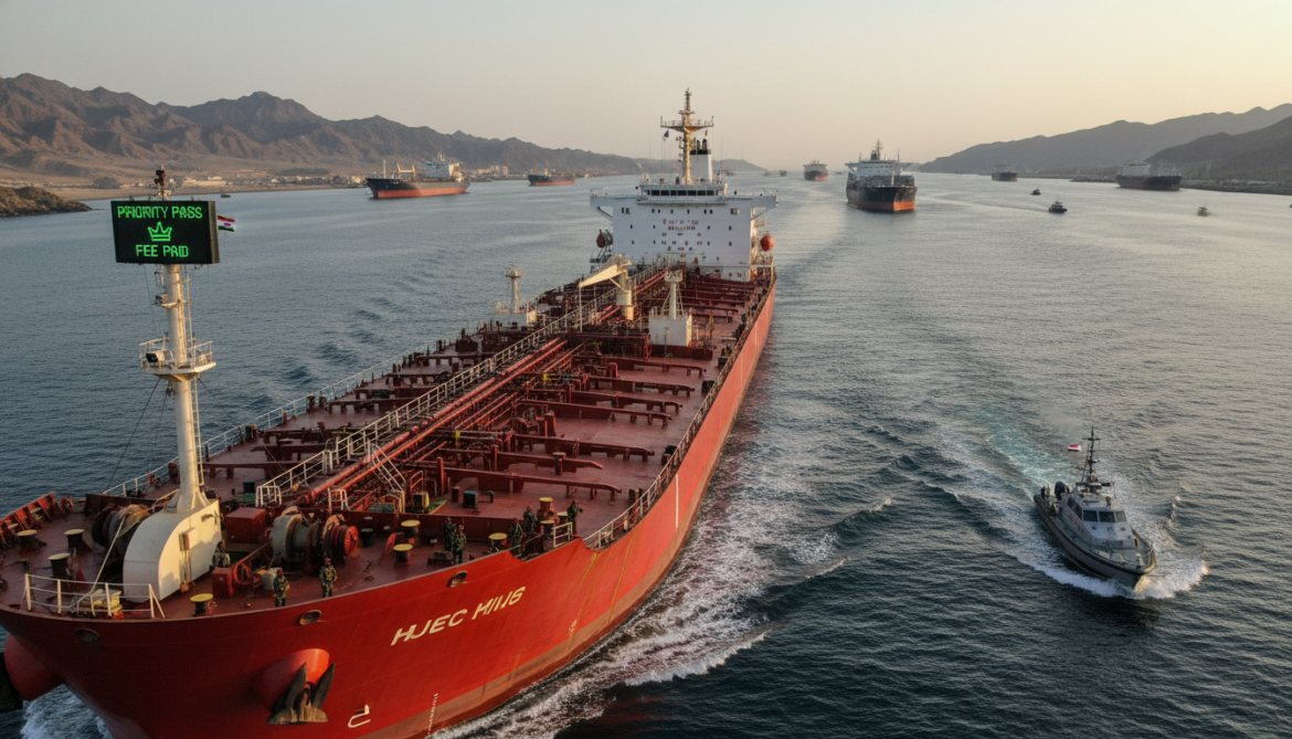 Iran announces priority for vessels paying fees to cross Strait of Hormuz