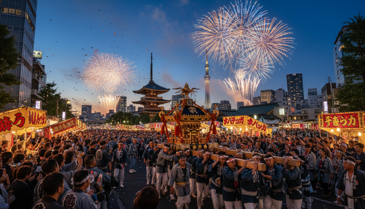 Tokyo May events guide highlights Golden Week Sanja Matsuri and fireworks