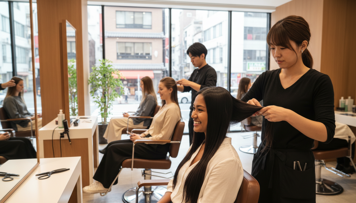 Tokyo Hair Salons Attract Tourists with Four-Hour Silky Straight Treatments