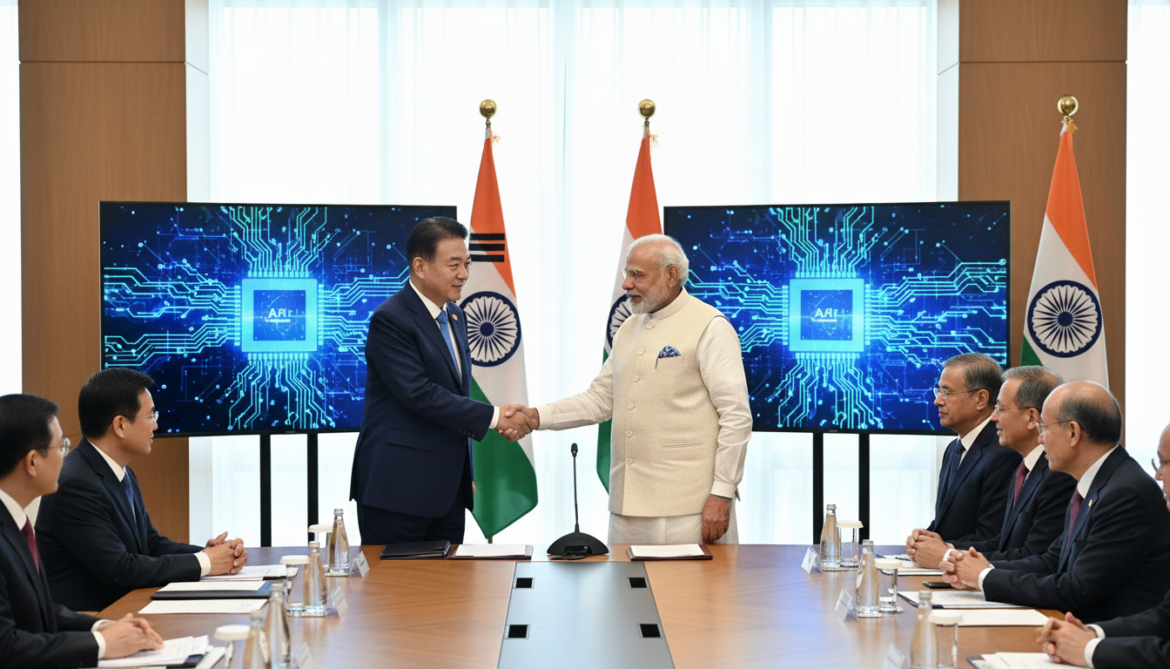 South Korean President Lee meets Modi to deepen AI and semiconductor ties