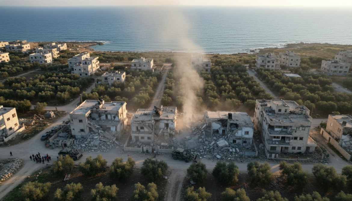 Israel continues razing civilian buildings in southern Lebanon during ceasefire