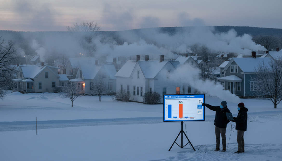 Residential wood burning drives 22% of U.S. winter PM2.5 exposure, study finds