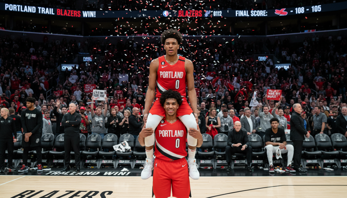 Trail Blazers rally behind Scoot Henderson, outlast Spurs after Wembanyama concussion