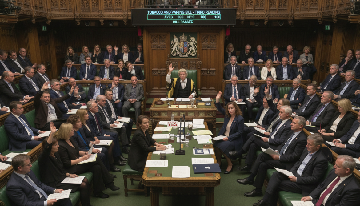 UK Parliament approves lifetime tobacco ban for those born 2009 or later