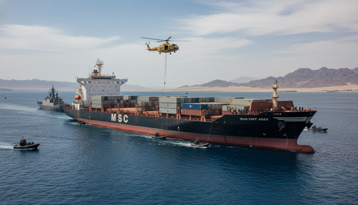 Iran's Revolutionary Guard Seizes Container Ship in Strait of Hormuz