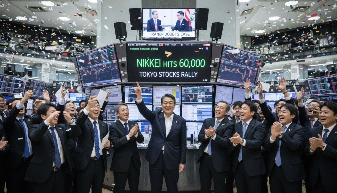 Nikkei Hits Historic 60,000 as Tokyo Stocks Rally Amid Iran War Doubts