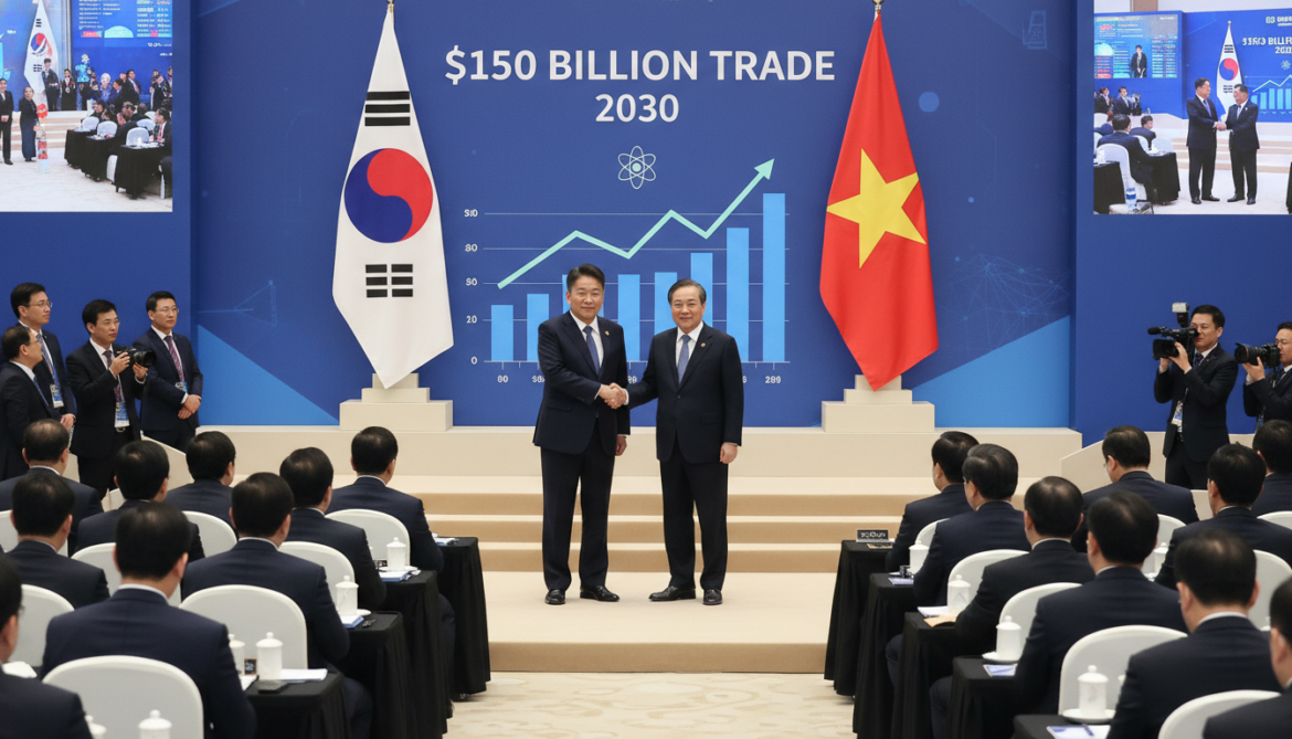 Vietnam and South Korea pledge nuclear cooperation and $150bn trade by 2030