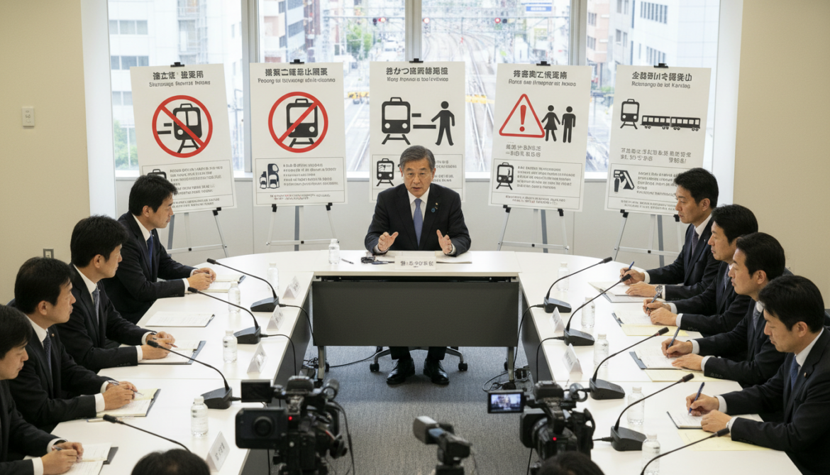 Japan transport ministry affiliate proposes multilingual warnings, pictograms at railroad crossings after tourist death