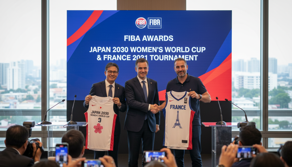 FIBA Awards Japan 2030 Women's World Cup and France 2031 Men's Tournament