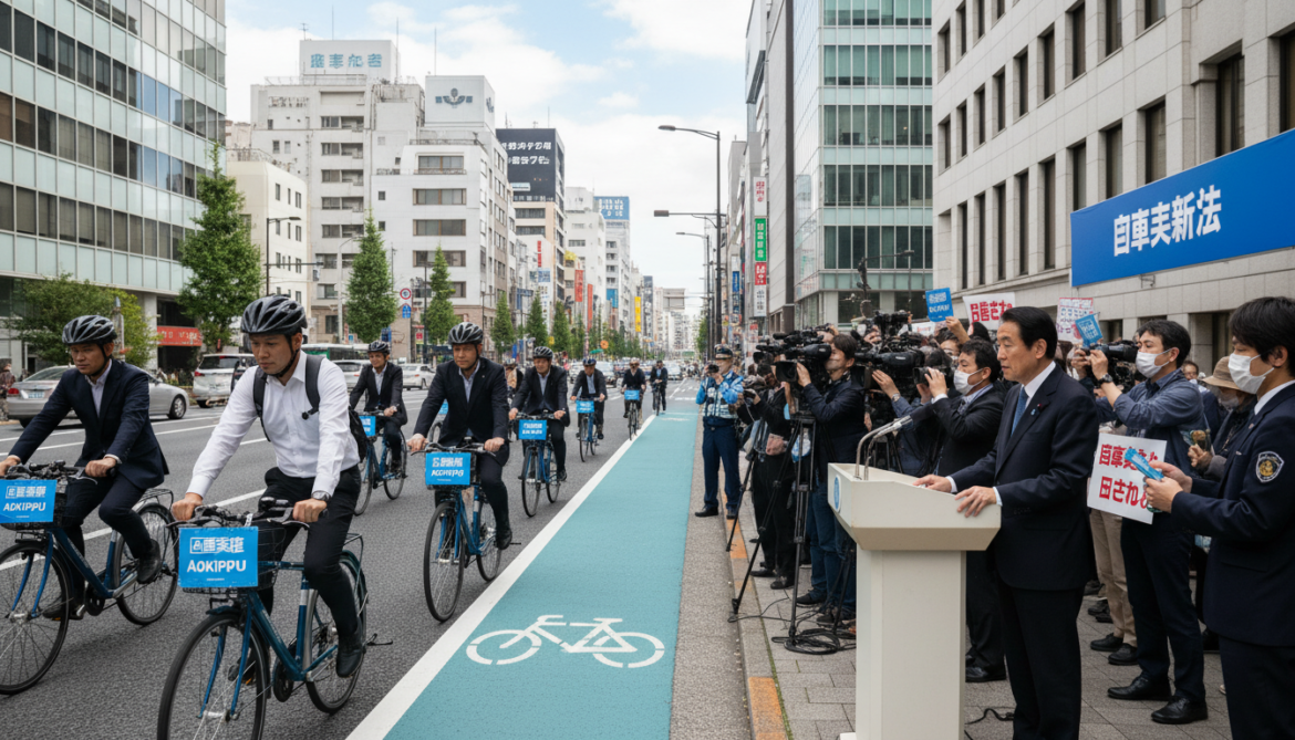 Aokippu blue-ticket rollout sparks debate over Japan's bicycle lanes and scams