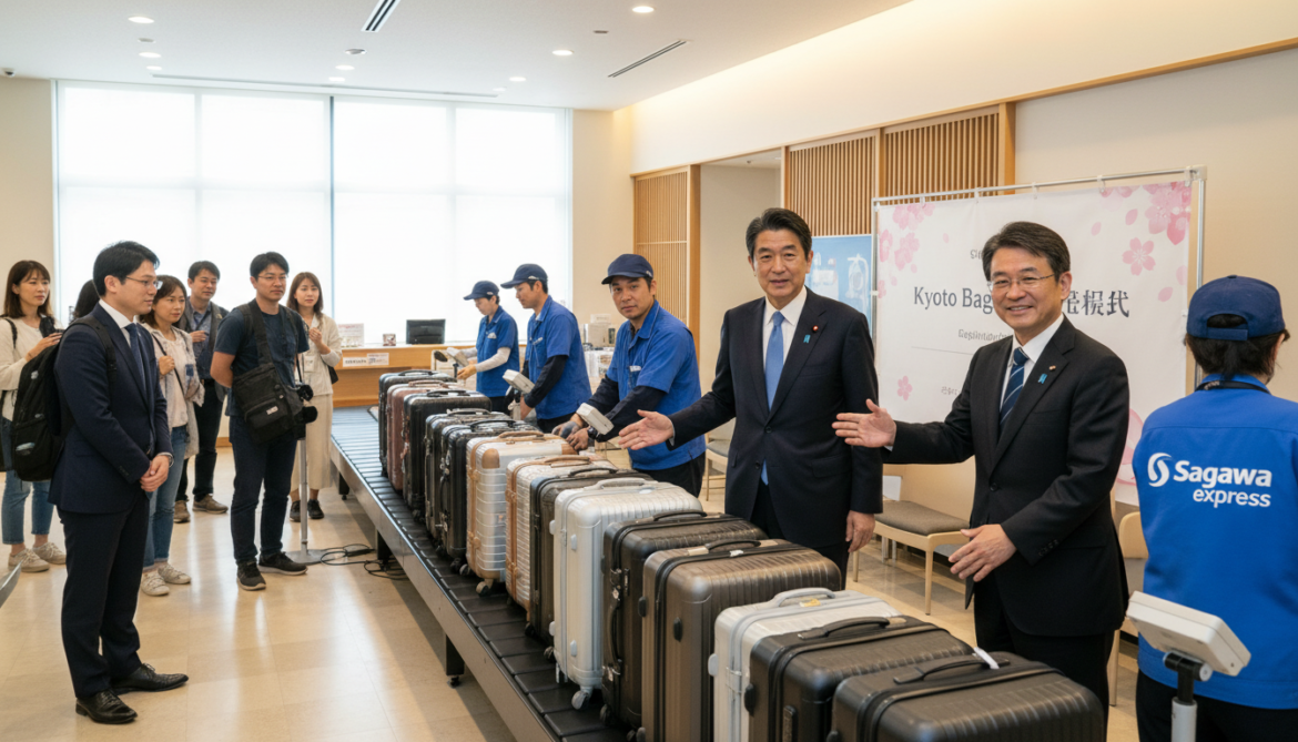 Sagawa Express opens luggage drop-off hub at MUFG Kyoto to ease overtourism