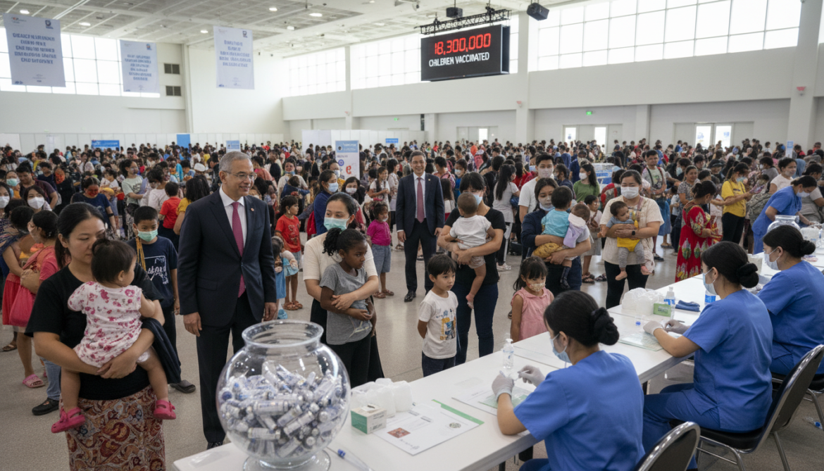 Big Catch-Up delivers over 100 million vaccine doses to 18.3 million children