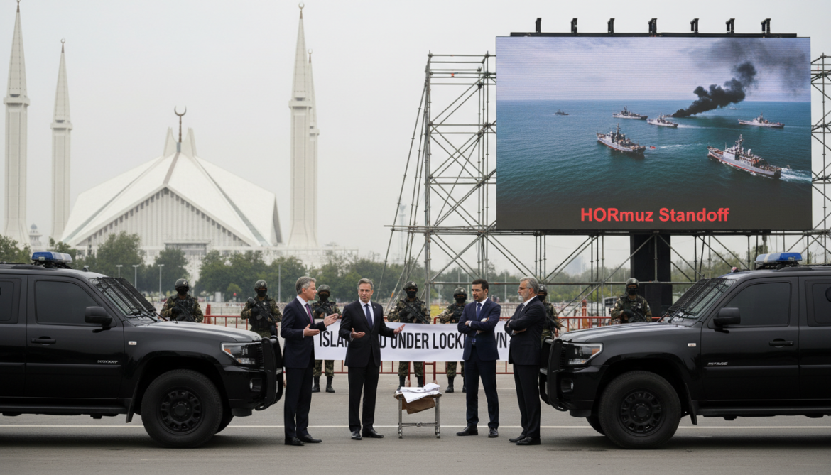 US-Iran talks stalled as Islamabad locked down and Hormuz standoff escalates