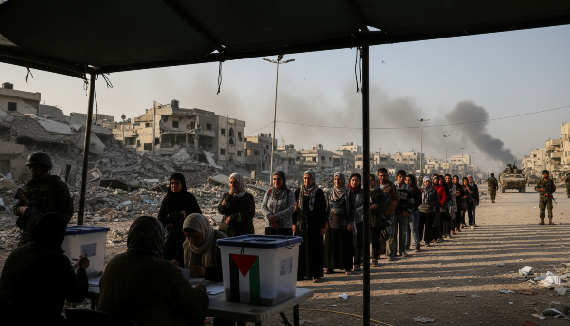 West Bank and Gaza municipal elections proceed amid Israeli strikes