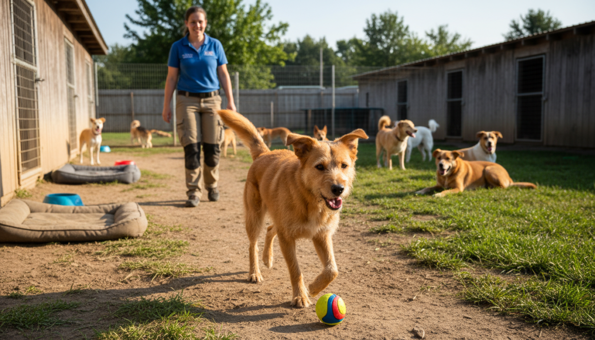 Rescue dog Gammo thrives at ARK shelter after timid arrival