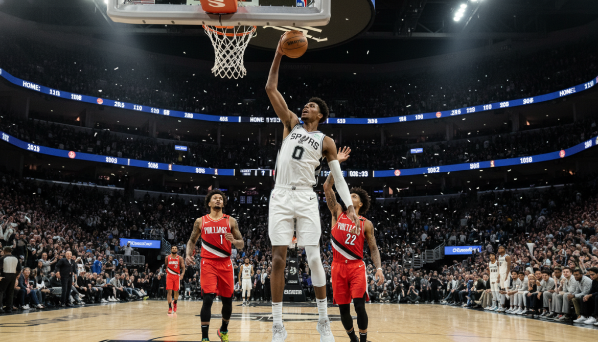 Spurs rally past Trail Blazers as Wembanyama returns, seize 3-1 lead