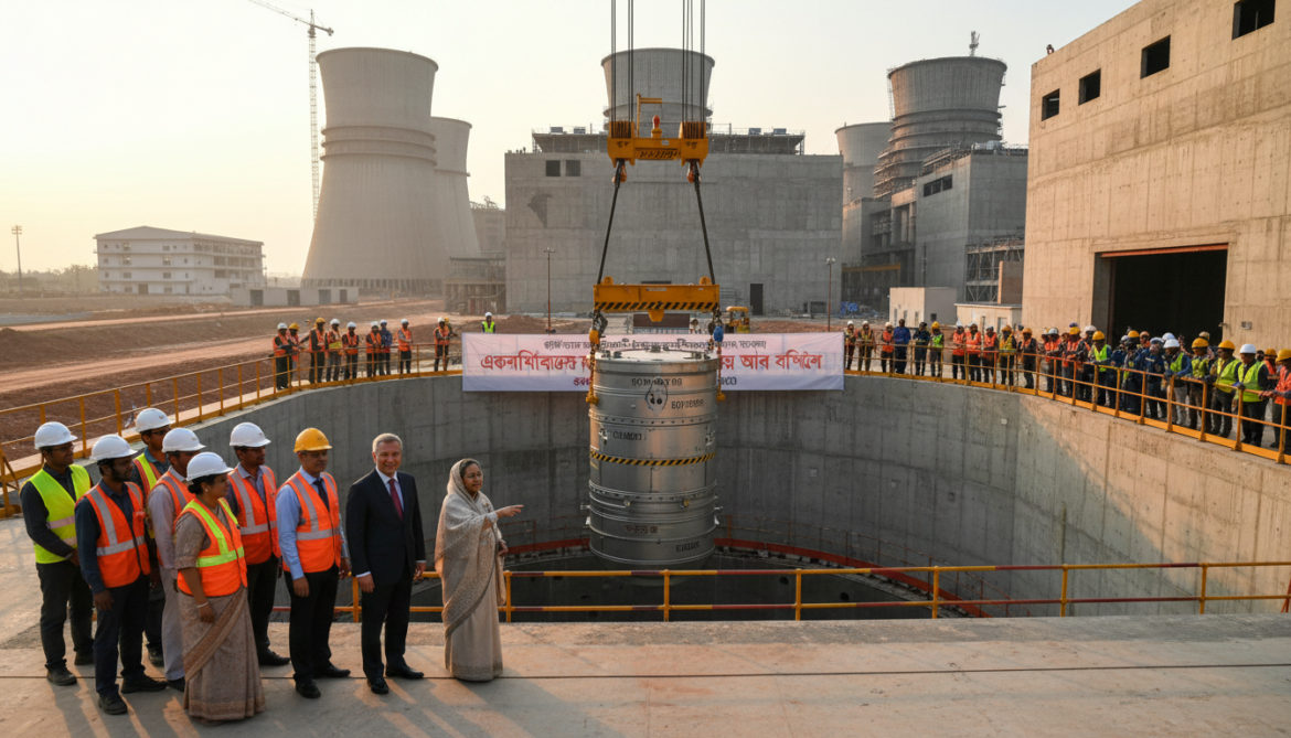 Bangladesh Loads Fuel into First Unit of Rooppur Nuclear Plant, Startup Months Away
