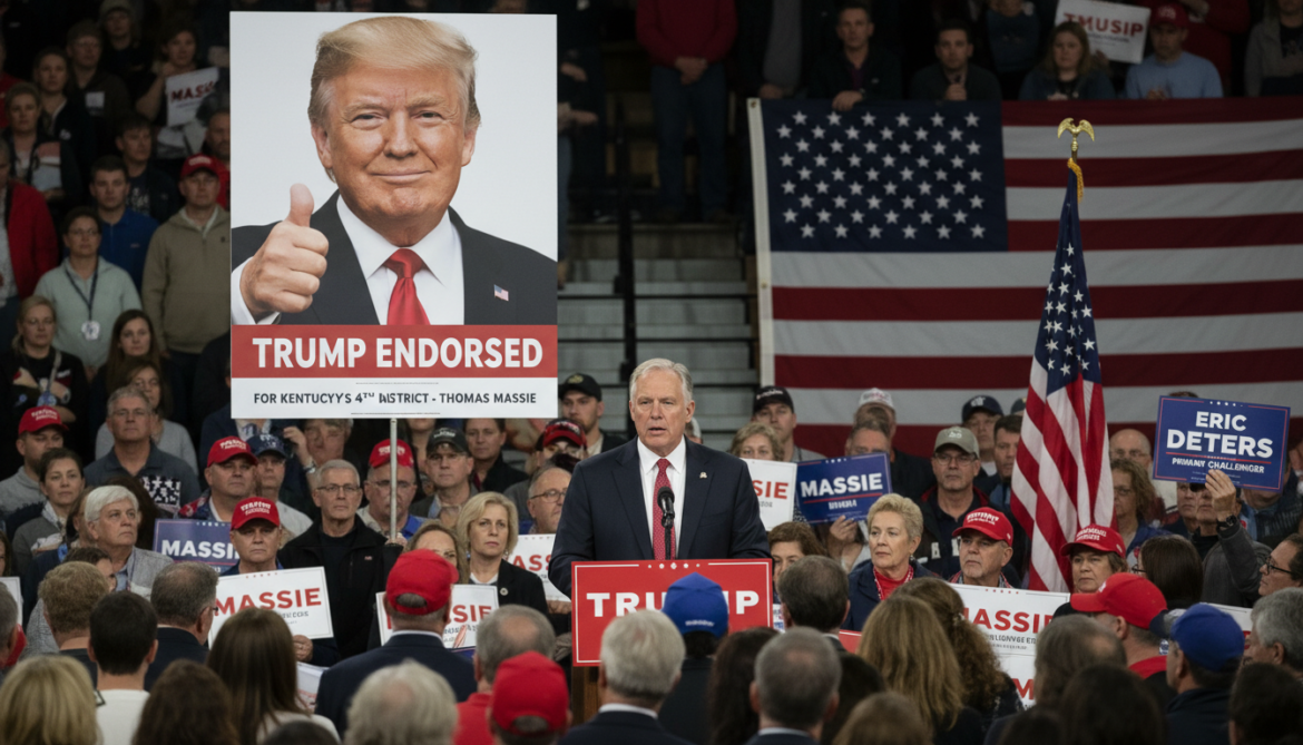 Massie faces tightening Trump-backed primary challenge in Kentucky's 4th District