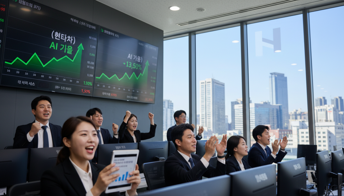 Hyundai Motor shares soar as AI edge outpaces global automakers