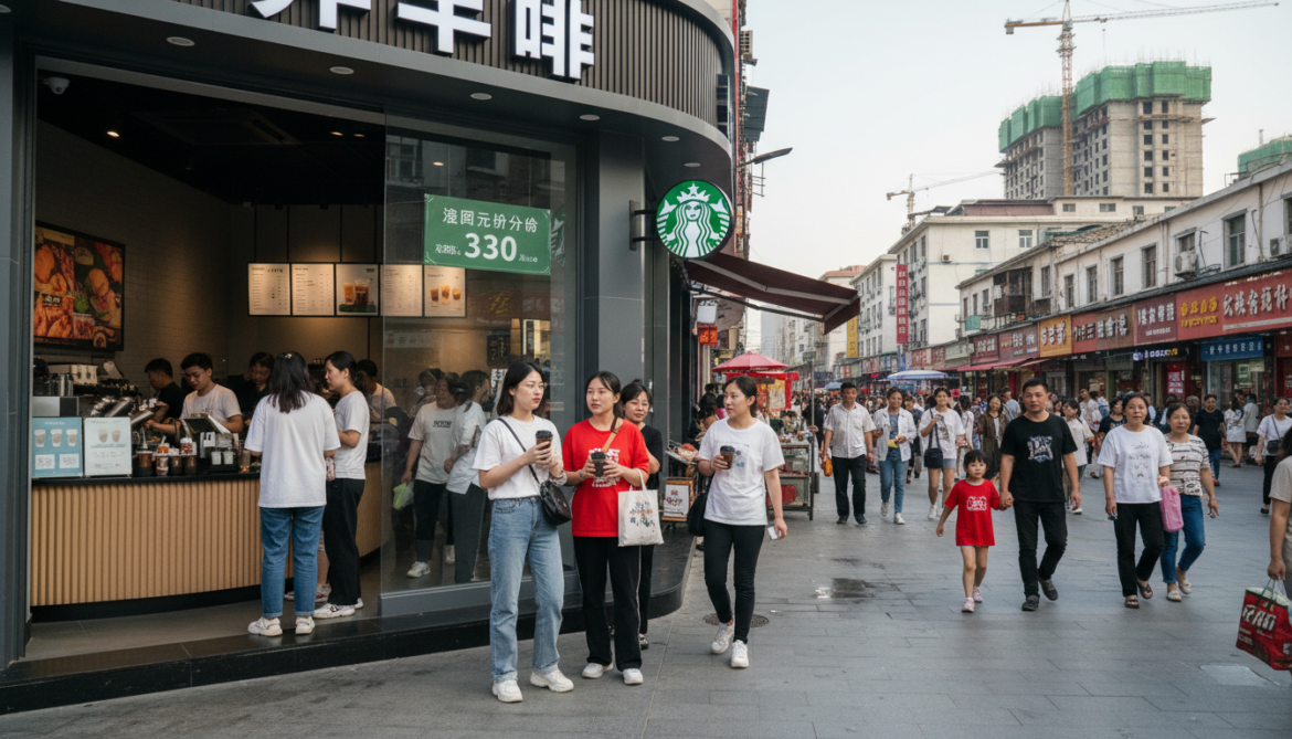 International Coffee Chains Pivot to Smaller Chinese Cities to Avoid Price War