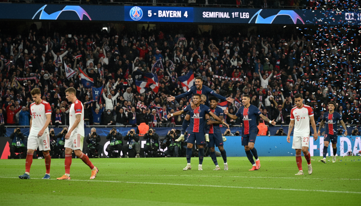 Paris Saint-Germain beat Bayern Munich 5-4 in Champions League semifinal first leg