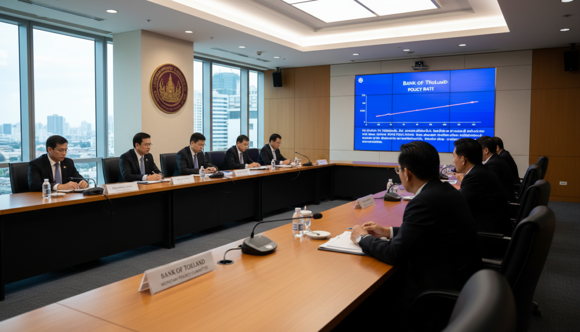 Bank of Thailand Holds Policy Rate at 1% Amid U.S.-Iran War Uncertainty