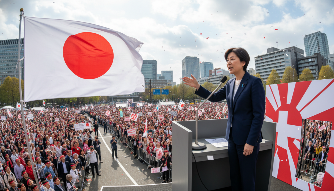 Prime Minister Sanae Takaichi vows sustained wage hikes at May Day rally