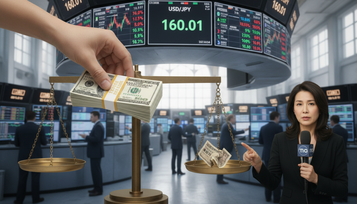 Yen slides past 160 to the dollar as investors flock to greenback