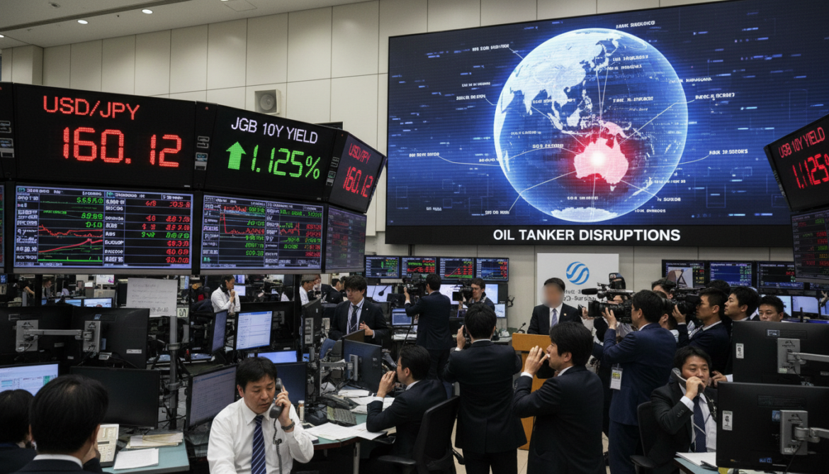 Yen falls past 160, JGB yields surge as Hormuz blockade pressures BOJ