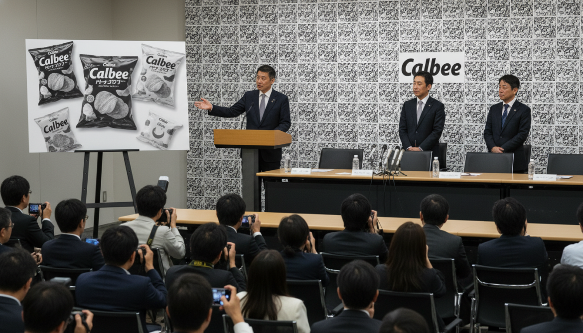 Calbee Announces Potato Chips Packaging Will Switch to Black and White