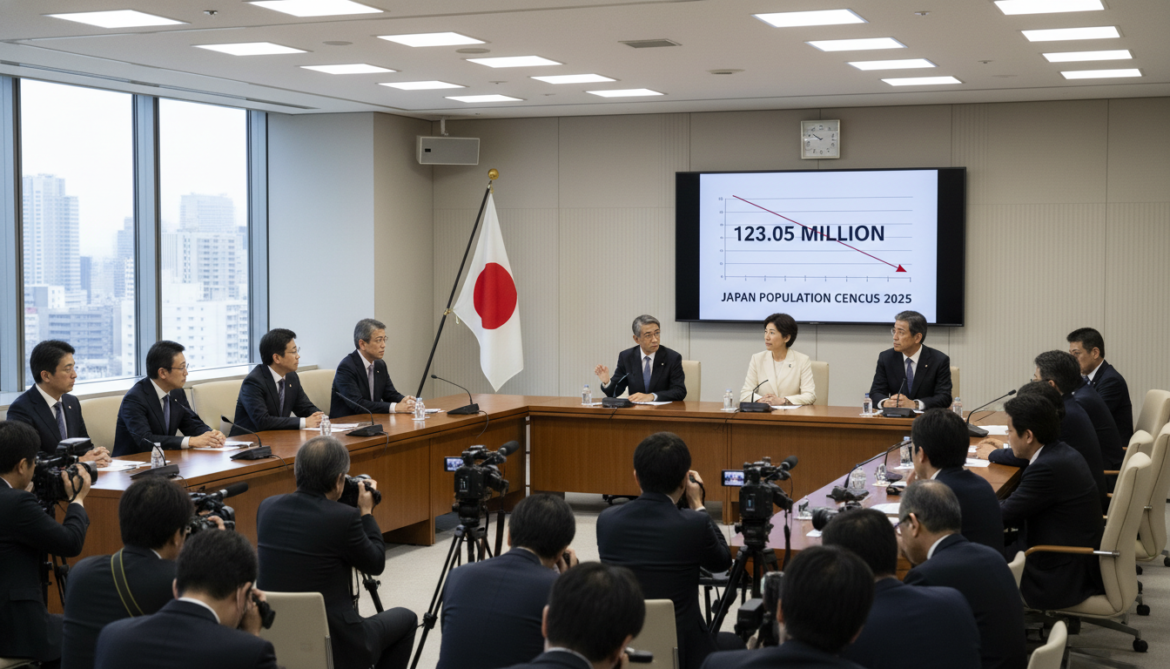 Japan 2025 census reveals population falls to 123.05 million