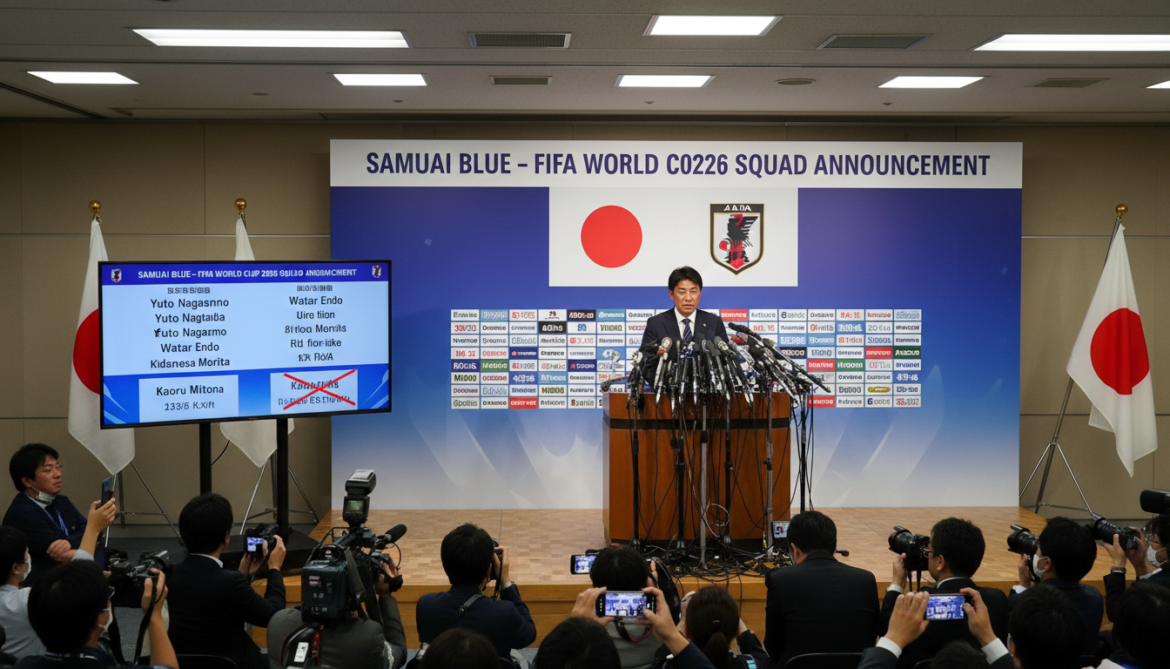 Japan announces 26-man World Cup squad, Nagatomo and Endo selected, Mitoma and Morita excluded