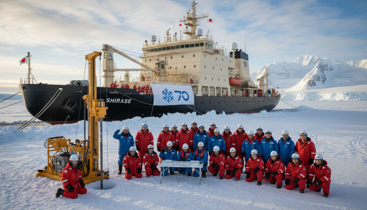 Japan's Antarctic research marks 70th anniversary and launches million-year ice study