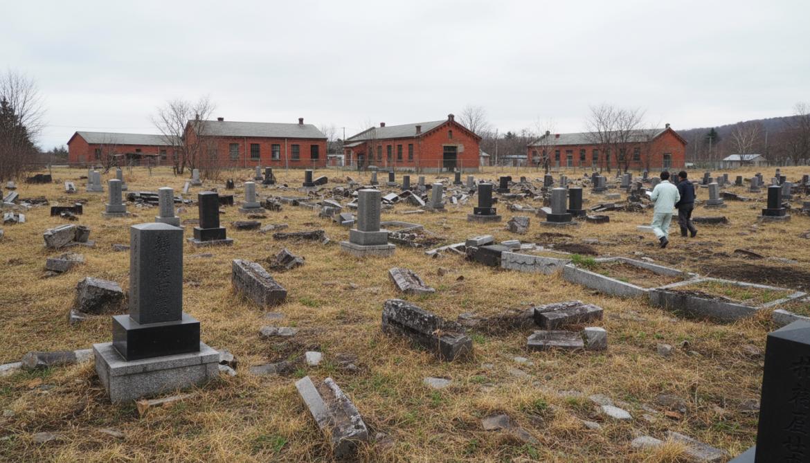 Kabato prison graves toppled in Hokkaido as 58 tombstones desecrated