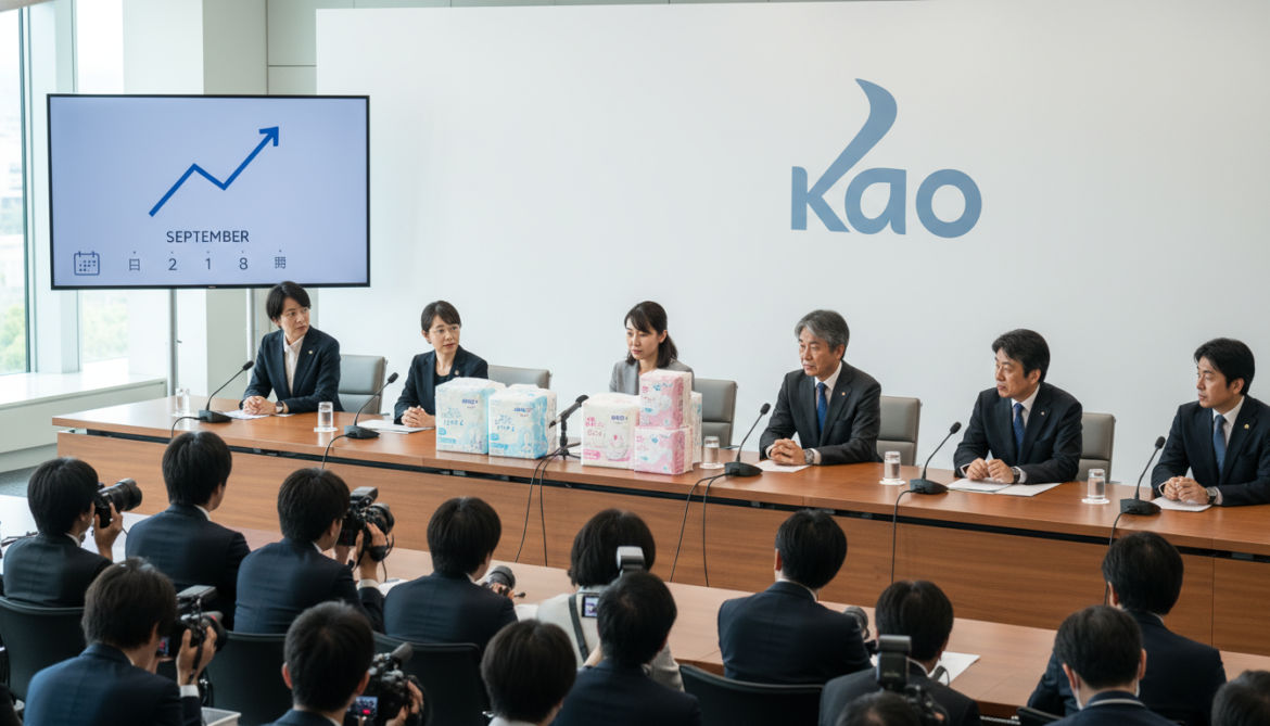 Kao announces price hikes on sanitary products and diapers from September