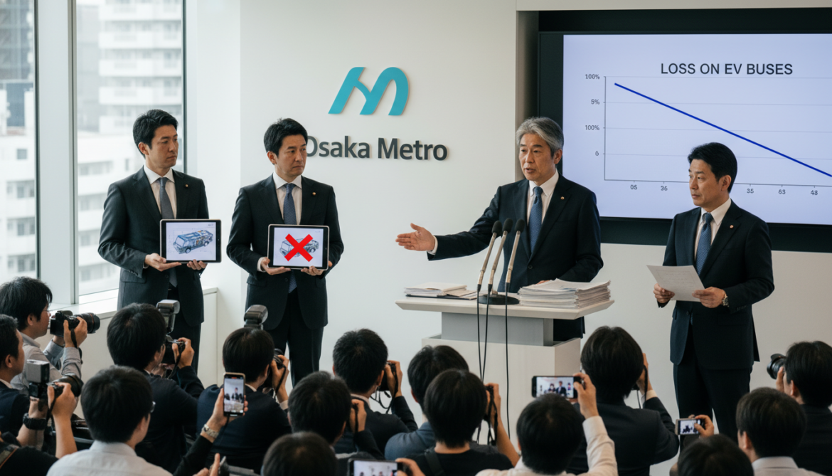 Osaka Metro Confirms Loss on 190 Expo EV Buses amid Safety Row