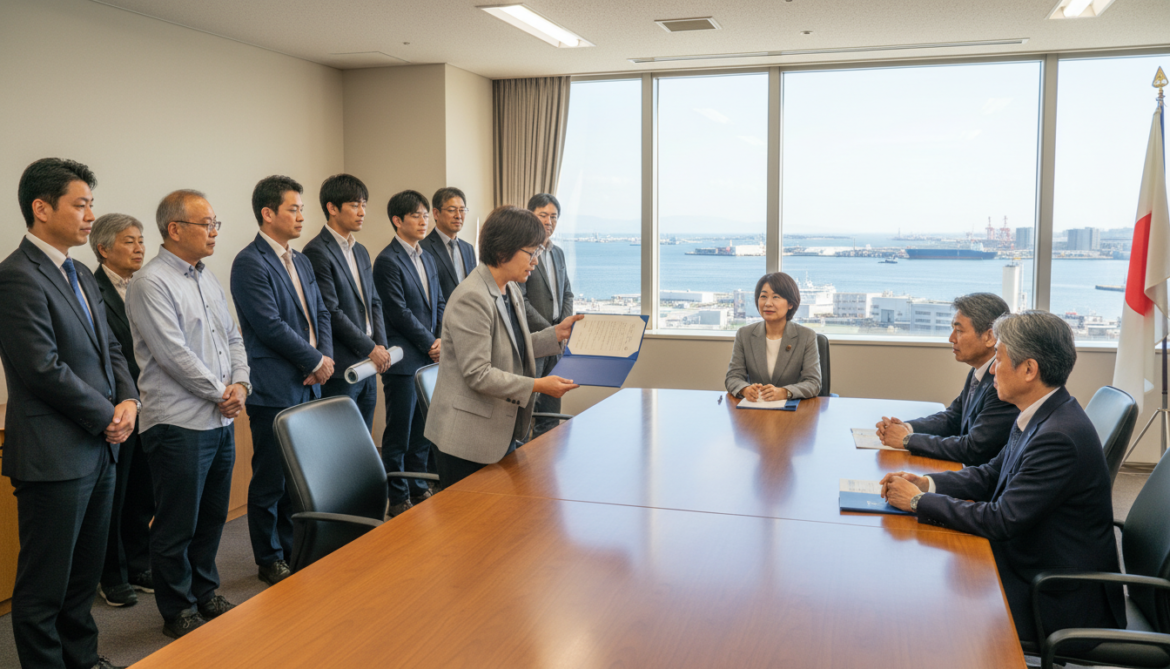 Port Island residents submit two-year revitalization proposal to Kobe city