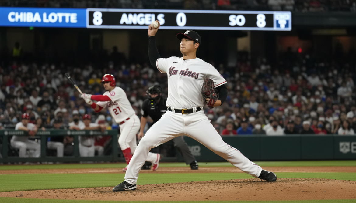 Roki Sasaki dominates Angels with seven innings, records eight strikeouts