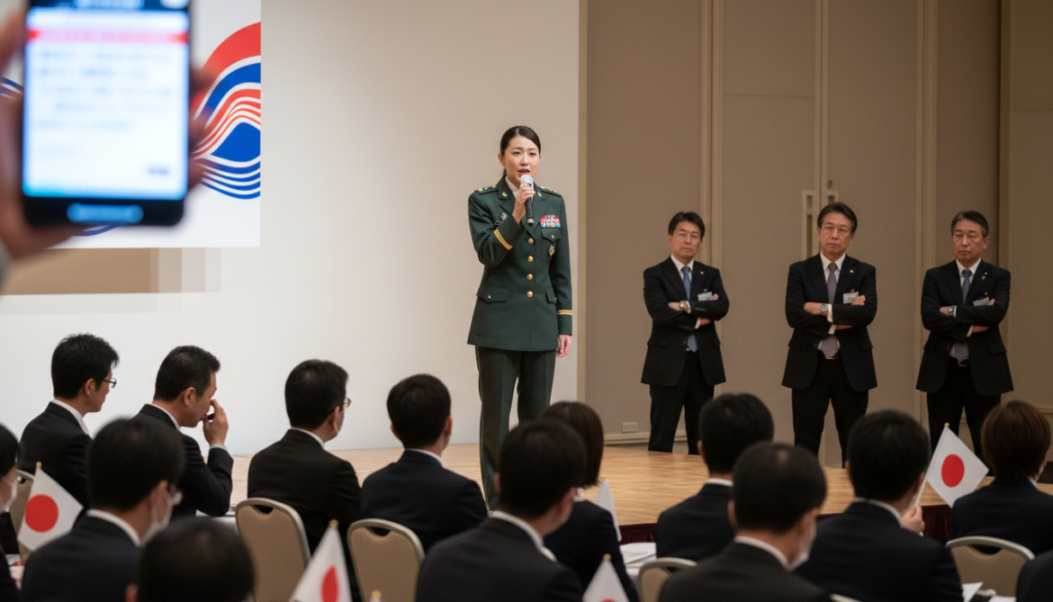 Self-Defense Force singer at LDP convention raises civil-military control concerns